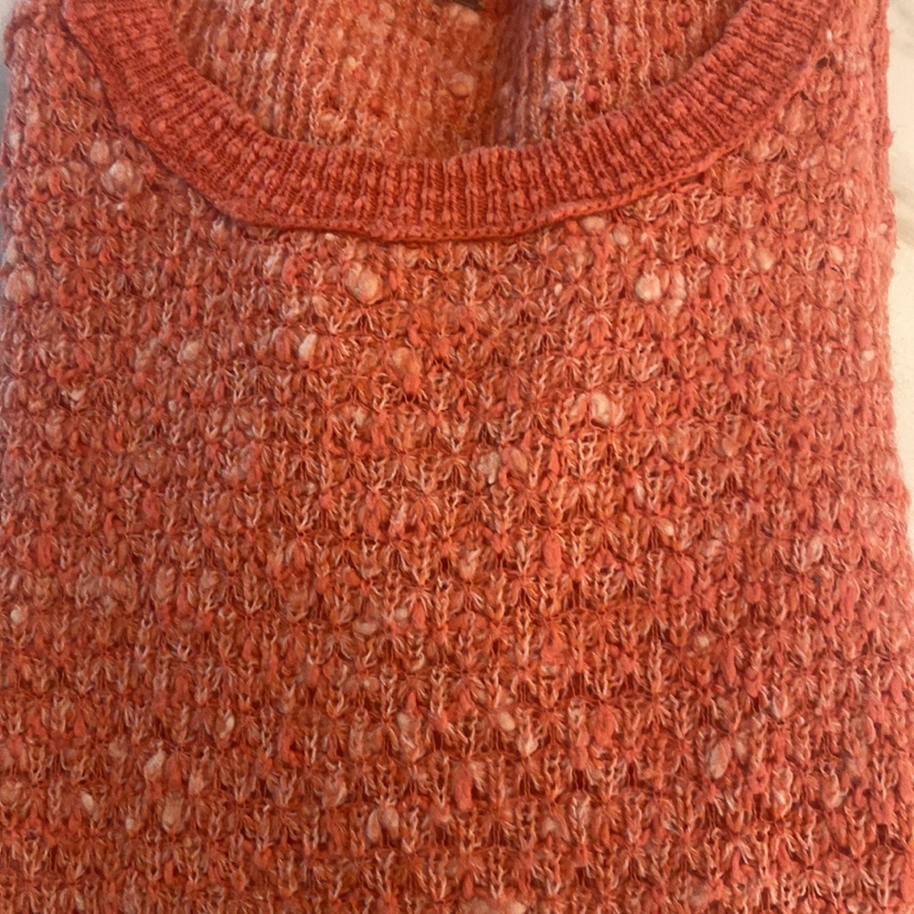 Free People beautiful soft cozy Tangerine knit Tunic Sweater Size M